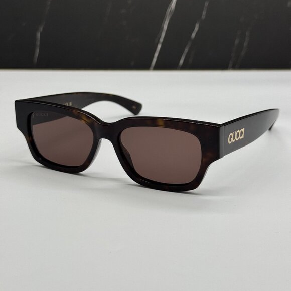NEW GUCCI GG1794S 002 HAVANA BROWN UNISEX GUCCI SUNGLASSES - Picture 1 of 10